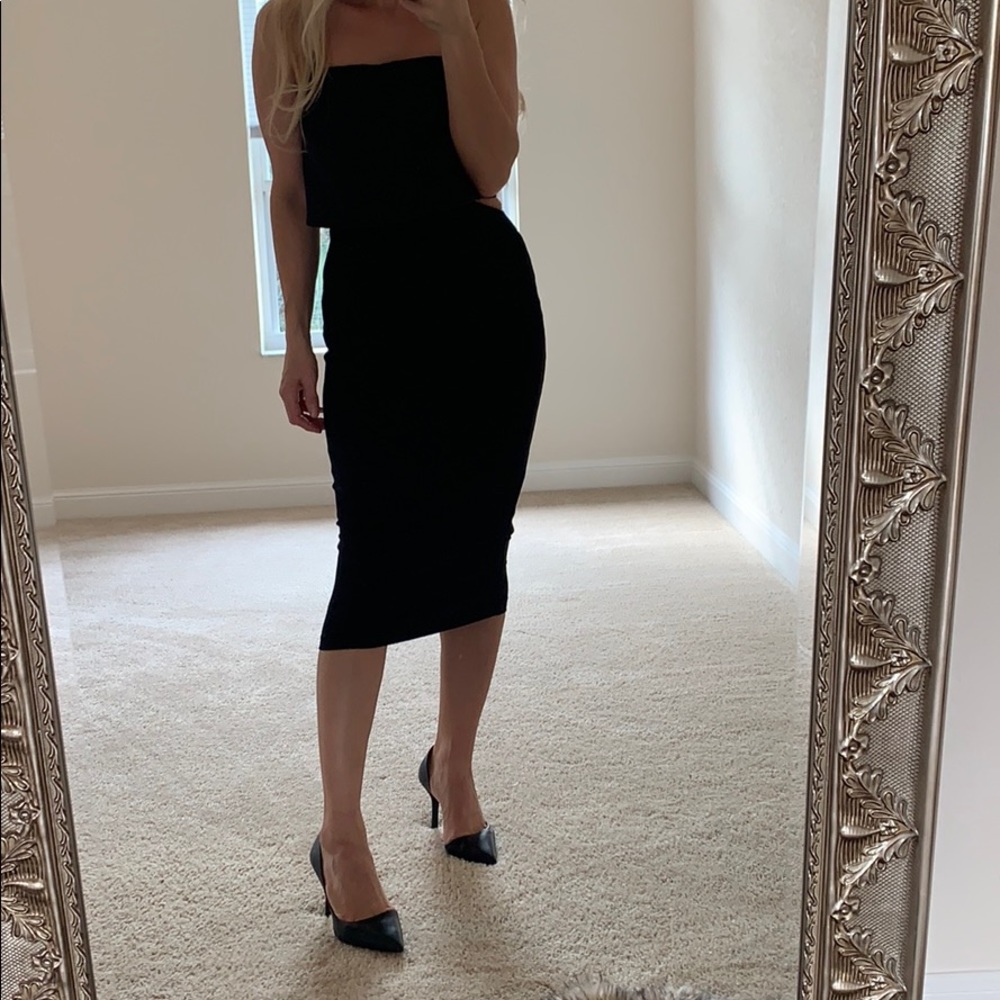 🌺RACHEL 🌺Rachel Roy Cropped Cutout Sheath Dress - Picture 4 of 16